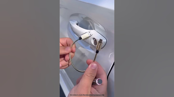 Cómo abrir la puerta de tu coche con este método 👏