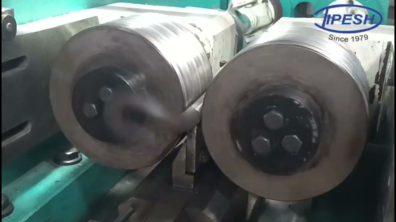 HIGH SPEED WITH GOOD PRECISION HYDRAULIC THREAD ROLLING MACHINE 3/4X10 UNC THREADING