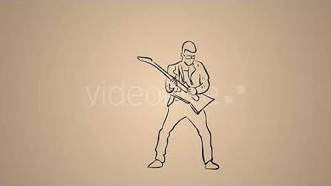 Rock Guitarist | Motion Graphics - Envato elements