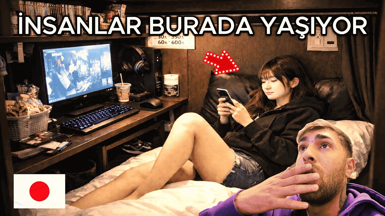 JAPONYA'DA YATAKLI İNTERNET KAFE ? ŞOK DETAYLAR👀🇯🇵 BÖLÜM - 2