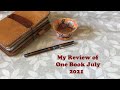 My review of one book july 2021