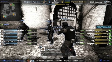 CS:GO FlipSid3 Tactics vs. Ninjas In Pyjamas @ #de_cbble  - ESL Pro League | pro.eslgaming.com/csgo
