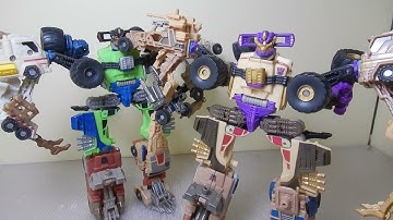 Transformers United EX (Power Core Combiners): Mudslinger & Roadmaster Prime Mode