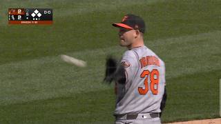 Orioles pitcher completely checked out and had NO IDEA what was happening 