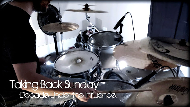 A Decade Under the Influence Drums version - Drums performance video thumbnail