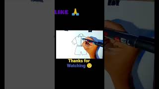 How to draw a uniform | school uniform drawing | easy and simple drawing step by step #shorts How to draw a uniform | school uniform drawing | easy and simple drawing step by step #shorts