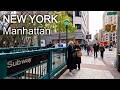 New York - Walking tour Manhattan NYC 4ะ 60fps