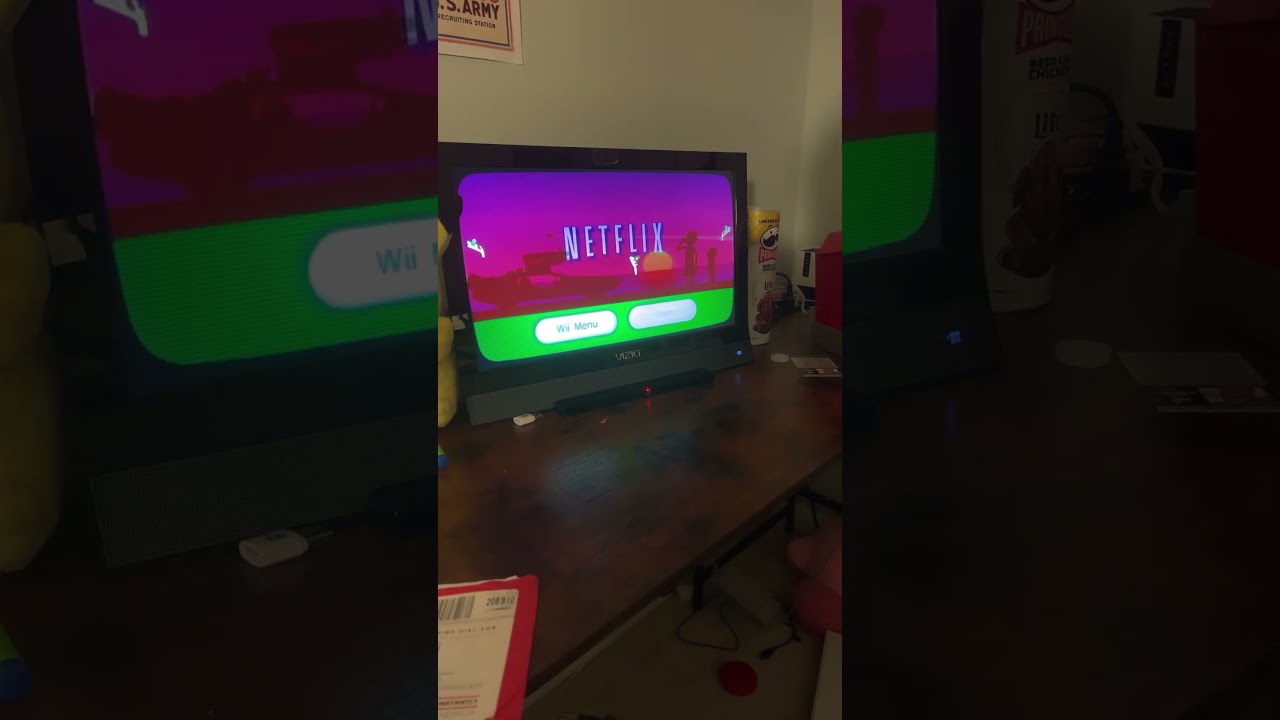 Seeing if Netflix disc works on the Wii #gaming #wii #netflix #homebrew