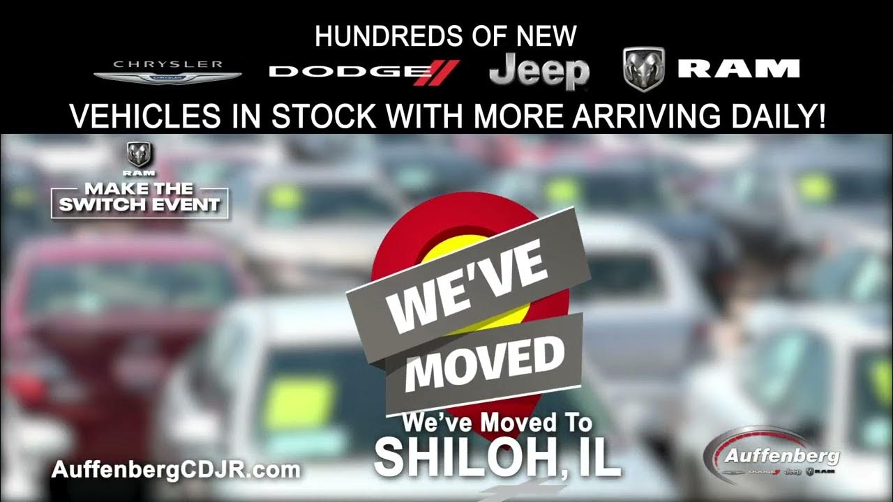 Auffenberg Chrysler Dodge Jeep Ram moves to Shiloh, IL! - YouTube