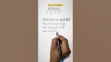 BODMAS Rule Explained with Simple Example #shortsfeed #shorts #ytshorts #hungergamestiktok #sehar