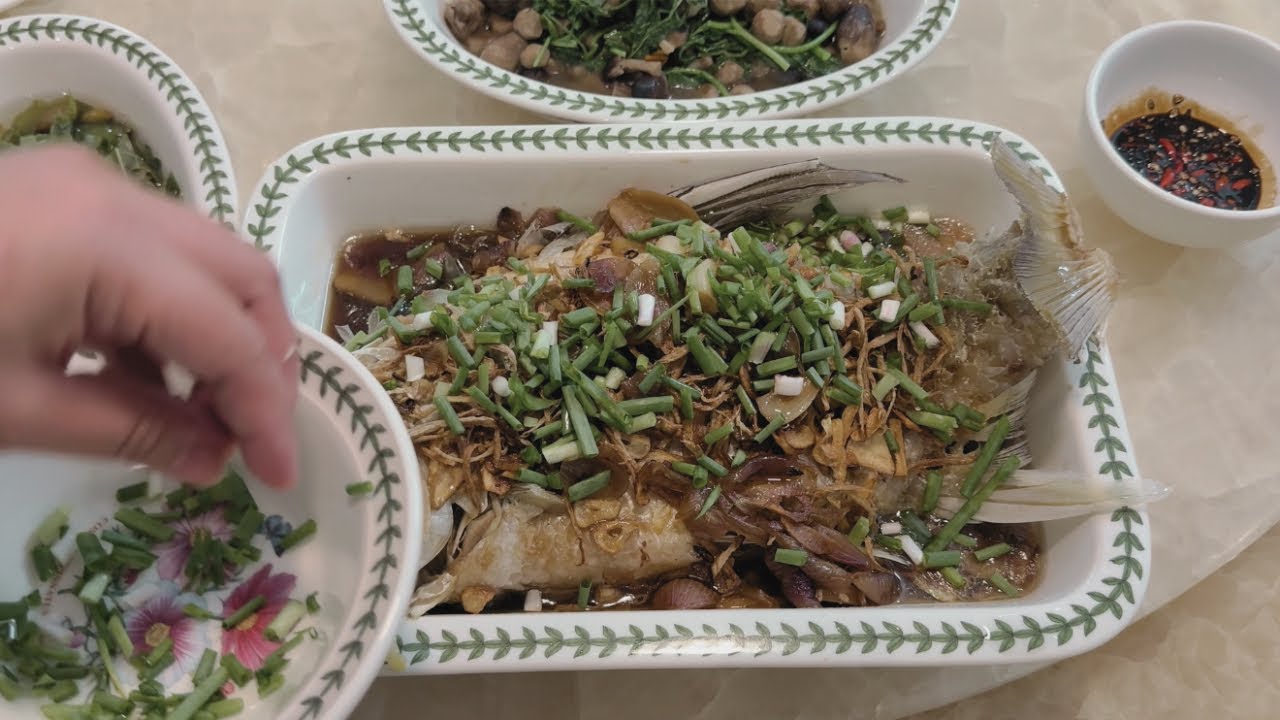 RESEPI MASAKAN IKAN SUNGAI SARAWAK//IKAN STEAM CHINESE STYLE