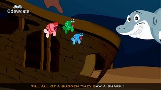 Edewcate English Rhymes - Three Little Fishies Nursery Rhyme