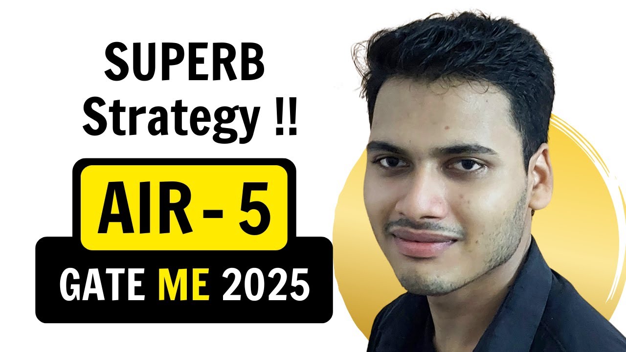 AIR - 5, GATE 2025 Mechanical Topper shares Complete Strategy | Exergic FULL Video Course Student