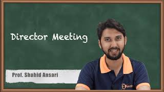 Director Meeting - Company Meeting 2 - Secretarial Practice