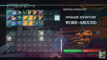 A quick work around to upgrade starship inventory and weapon slots in No Man