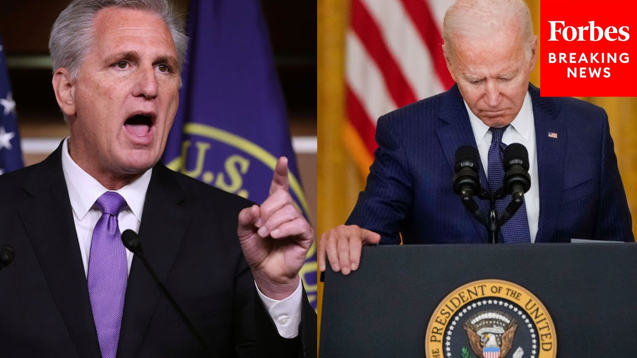 JUST IN: McCarthy, GOP Veterans Lambast Biden Immediately Following US Pullout From Afghanistan