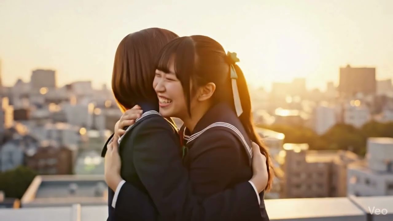 百合 ひたすら架空の女子高生達がいちゃつく