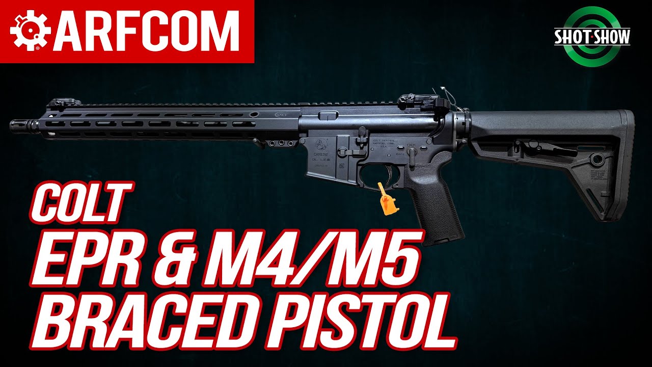 Пистолеты EPR и M4/M5 с упором под плечо | Colt | Выставка SHOT Show 2026