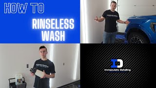 Rinseless wash method | Tips from a professional | No hose required!