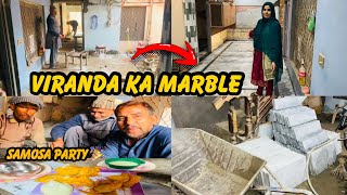 Finally Viranda Ka Marble Bhi Complete Hogiya 😍 Home New Look🏠