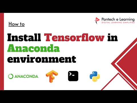 How to Install TensorFlow in Anaconda Environment || Pantech eLearning