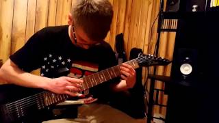 8 string guitar tapping Double Stop