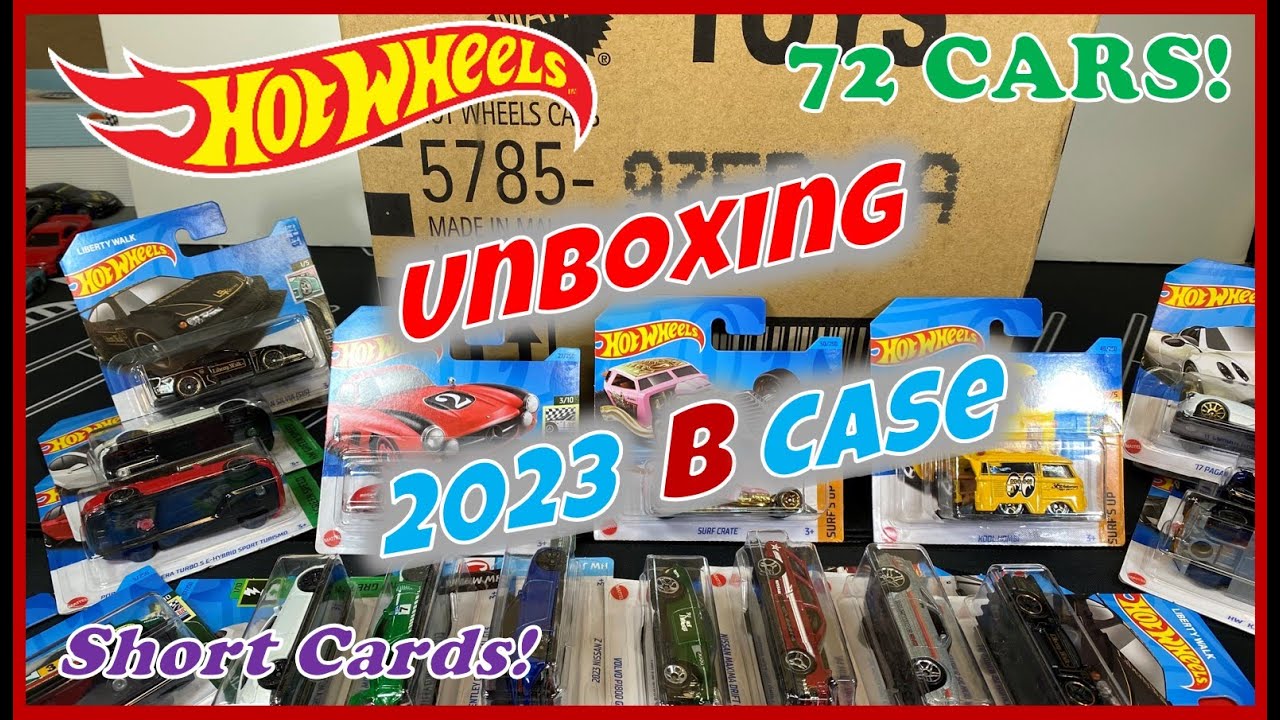 UNBOXING - Hot Wheels 2023 B Case - SHORT CARDS!!!