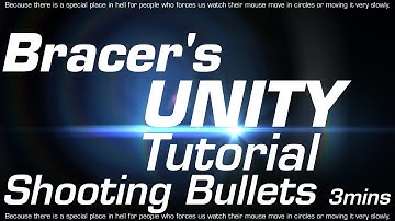 How to Shoot Bullets in Unity in 3mins!