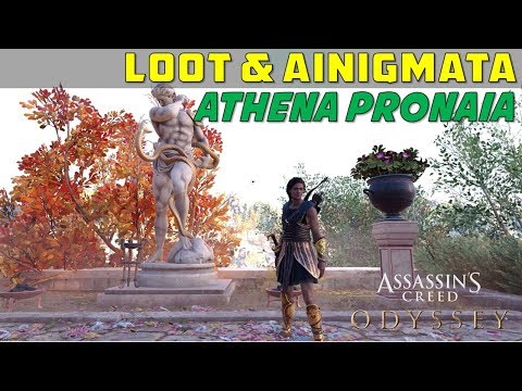 Video: Assassin's Creed Odyssey - En Specifik Allmän Gåtlösning Och Var Du Kan Hitta Sanctuary Of Athena Pronaia Tablett