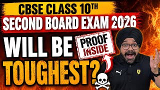 🚨CBSE Class 10th SECOND Board Exam 2026 Will Be TOUGHEST? ☠️ (Proof Inside)😲