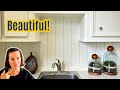 Install A Vertical Shiplap Backsplash In Laundry Room, Kitchen, Or Bath (Cheap &amp; Easy DIY Steps)