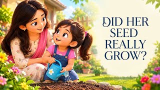The Little Seed That Taught Her to Never Give Up. Keep Trying, Miracles Do Happen. Kids Moral Story.