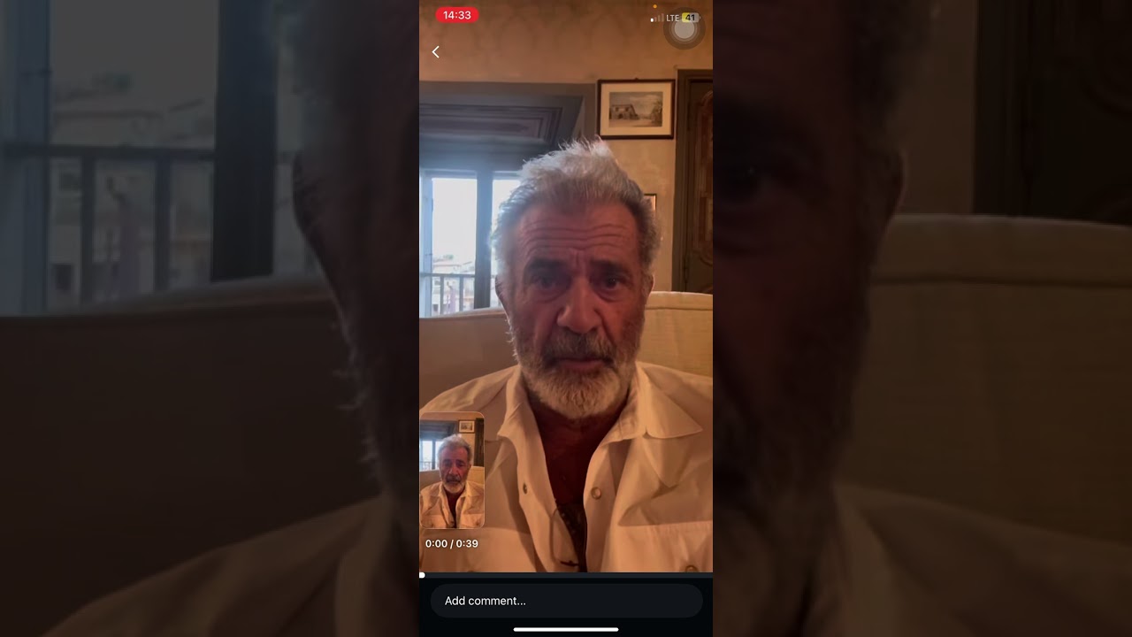 Mel Gibson is on his health journey 