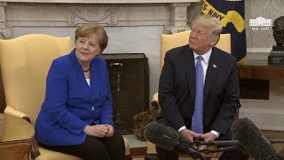 President Trump Meets with Chancellor Merkel of Germany