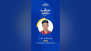 Full Stack Web Development Changed My Life: Entri Elevate Telugu Student