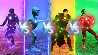 COLOR DANCE CHALLENGE DAME TU COSITA VS SUPERMEN VS SHAZAM  - Alien Green dance challenge by MONSTYLE GAMES 4,871 views 1 year ago 1 minute, 52 seconds