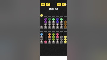Ball sort puzzle level 245 #ballsortpuzzle