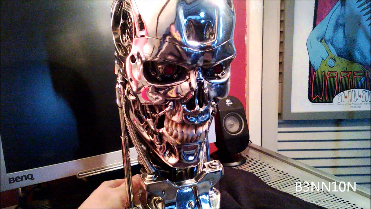 Chinese Copy - Terminator 1:1 Life-Size T-800 Endoskull Sideshow