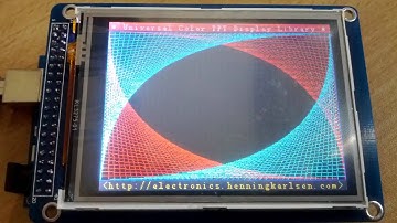 Demo of Arduino Mega2560 with 3.2" TFT Touchscreen