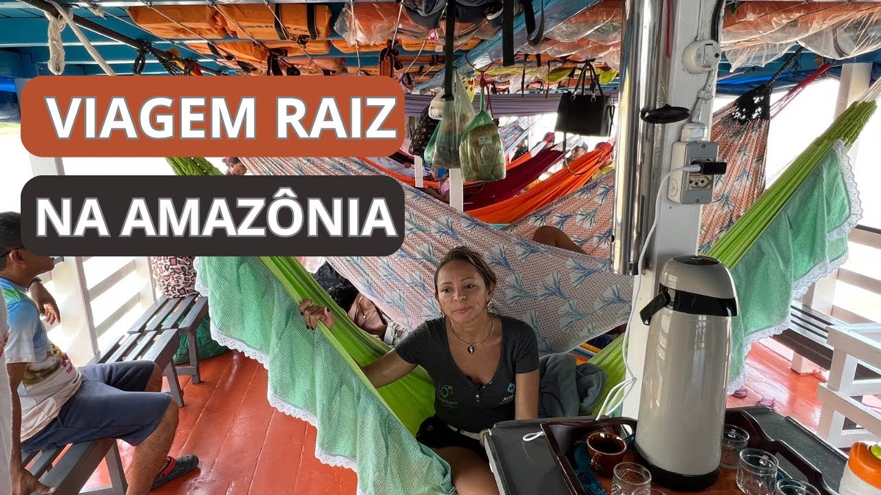 Como é a viagem de barco recreio para a região ribeirinha de Santarém Pará