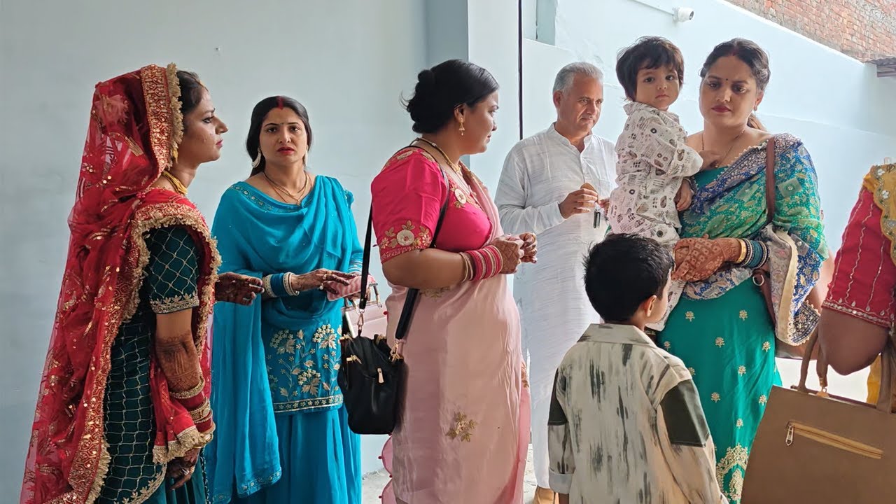 🌸नई भाभी की पगफेरे की रस्म🌸 के लिए चल दिए उनके मायके 🌸शादी के बाद ये पहली बार का मौका है  🌸