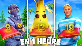 Qui Fera Le Plus De Top 1 En 60 Minutes ? Ft. Jinskow Wig