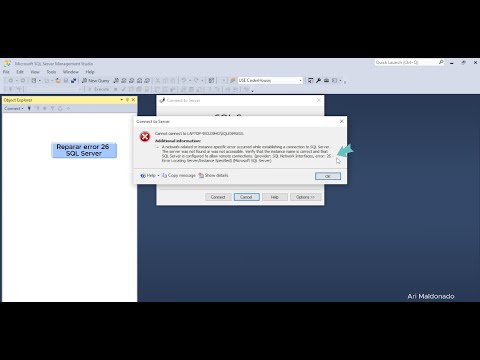 Error 26 SQL Server