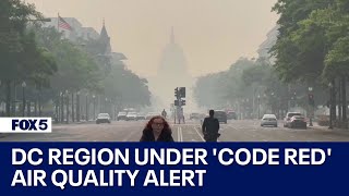 DC region under 'Code Red' air quality alert