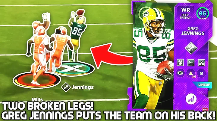 Greg Jennings PUTS THE TEAM ON HIS BACK! w/ TWO BR...