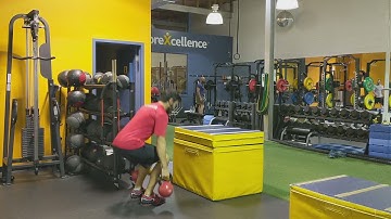Eccentric Overload Box Jump