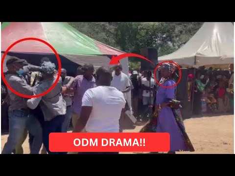 DRAMA! SEE WHAT HAPPENED AT ODM EVENT AFTER GOV WANGA STORM MIGORI TO ADDRESS LUOS!!!