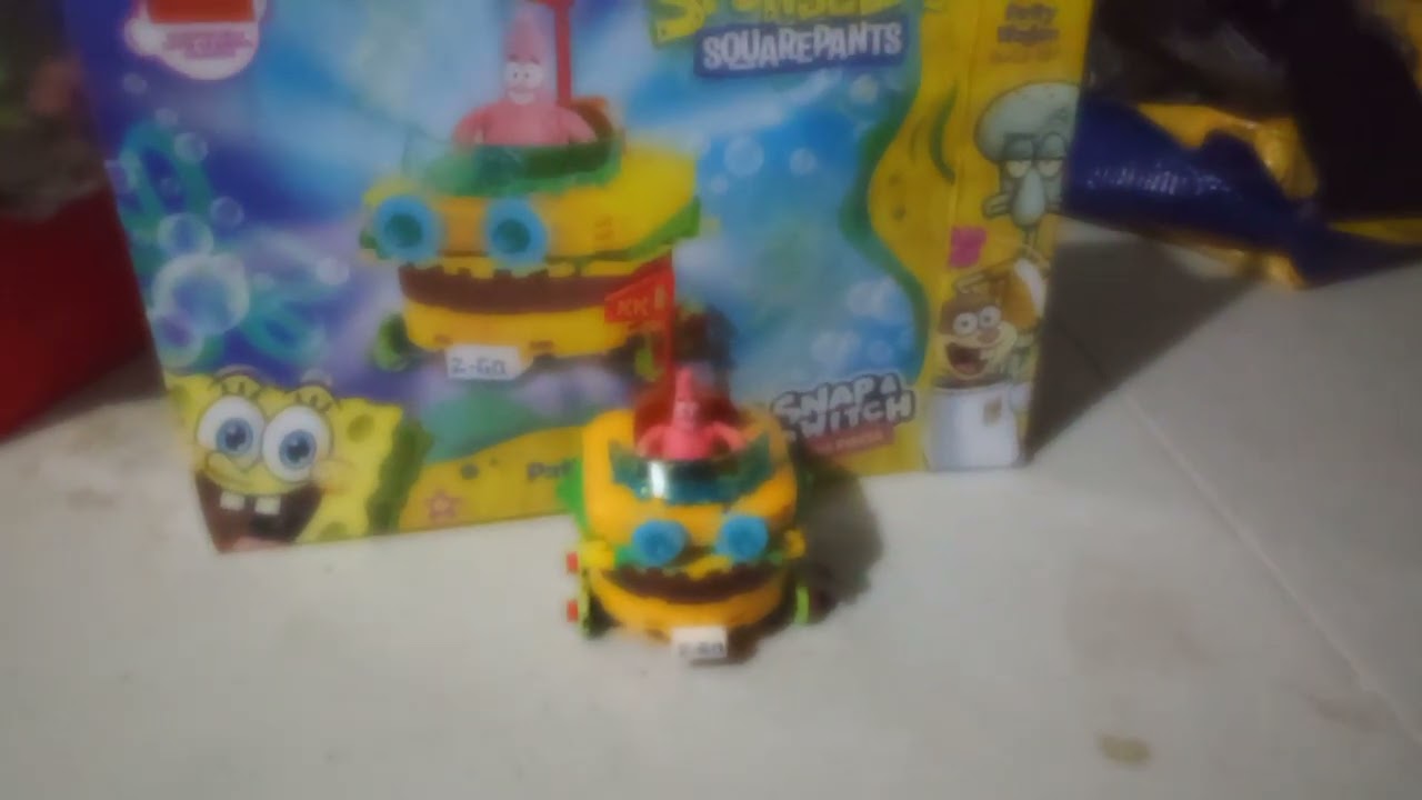 Fake lego SpongeBob snap and switch Patty wagon 