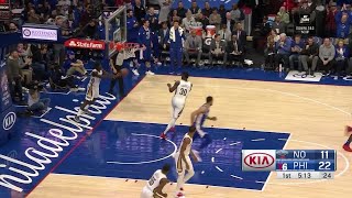 1St Quarter, One Box Video Philadelphia 76Ers Vs. New Orleans Pelicans