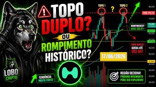 HYPERLIQUID HOJE 17/06 - 🚨 HYPE CHEGA AO TOPO! VAMOS TER ROMPIMENTO OU TOPO DUPLO? 😱📈 #hype